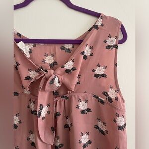 LOFT outlet floral tank women’s size medium